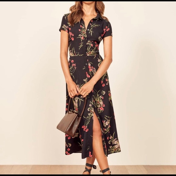 Reformation Dresses & Skirts - Reformation Wilma midi dress in countess